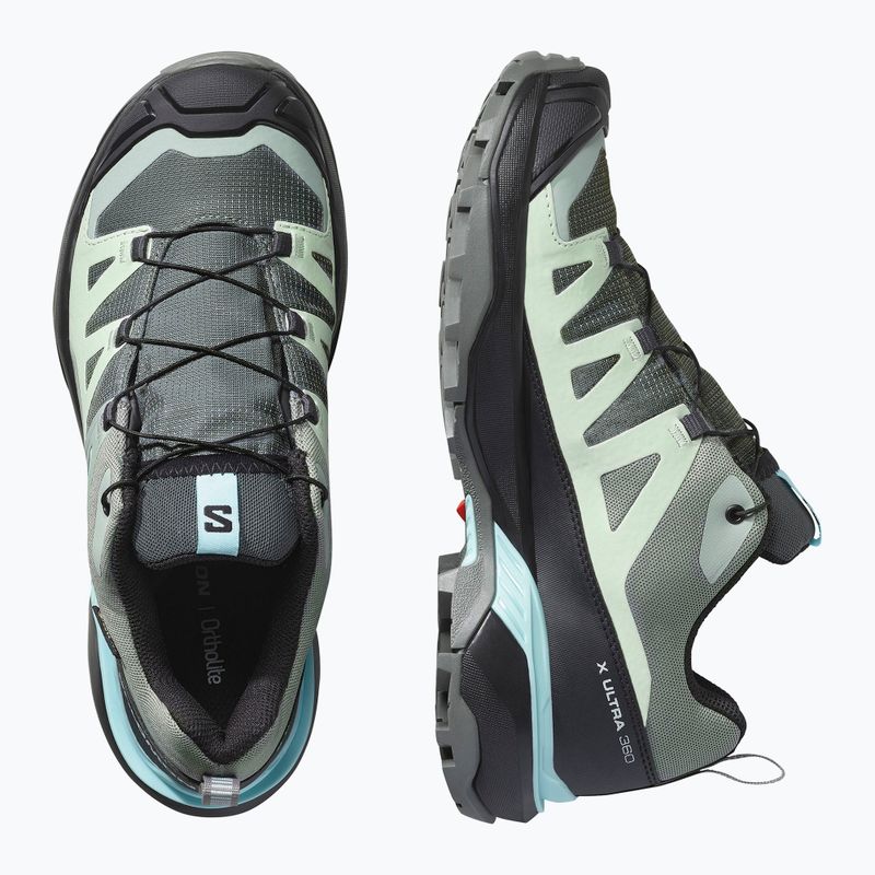 Scarpe da trekking da donna Salomon X Ultra 360 GTX Sedona salvia/nero/schiuma di mare 6