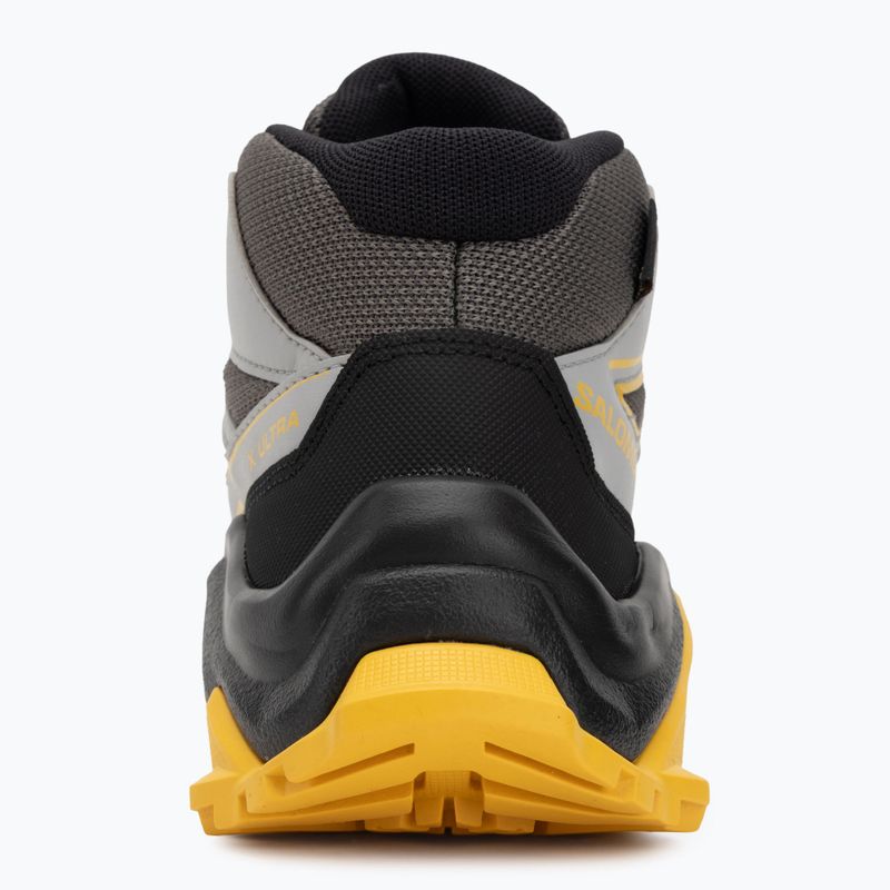 Scarpe da trekking per bambini Salomon X Ultra Mid GTX castlerock/black/spicy/mustard 6