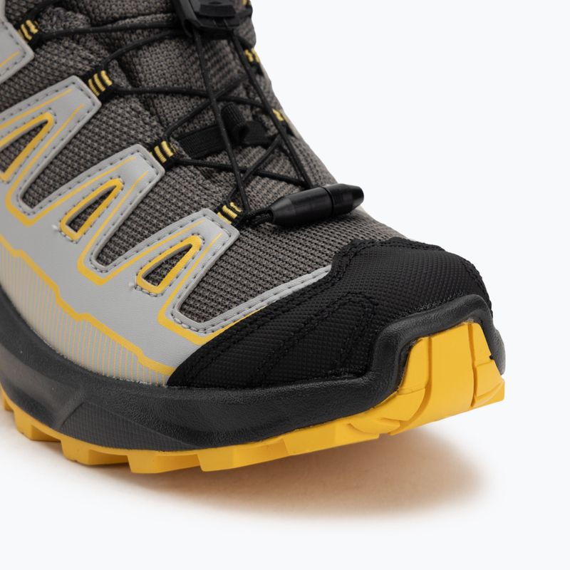 Scarpe da trekking per bambini Salomon X Ultra Mid GTX castlerock/black/spicy/mustard 7
