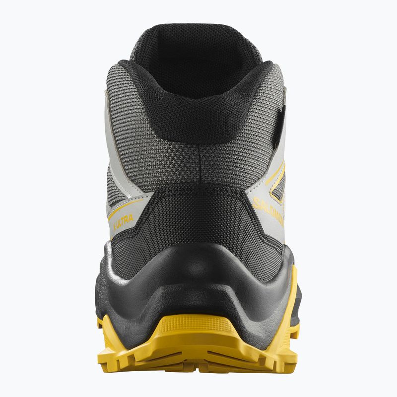 Scarpe da trekking per bambini Salomon X Ultra Mid GTX castlerock/black/spicy/mustard 10