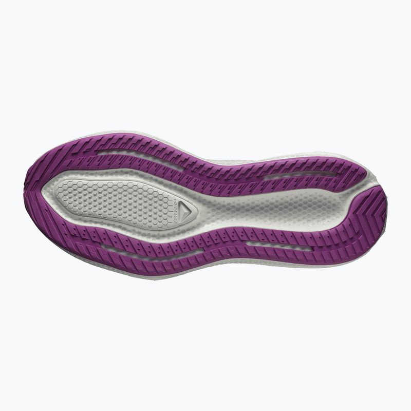 Scarpe da corsa da uomo Salomon Aero Glide 3 bianco/bianco/willowherb 10