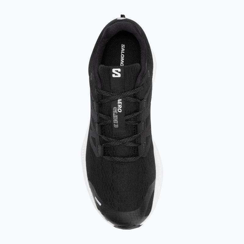 Scarpe da corsa da uomo Salomon Aero Glide 3 nero/bianco/asfalto 5