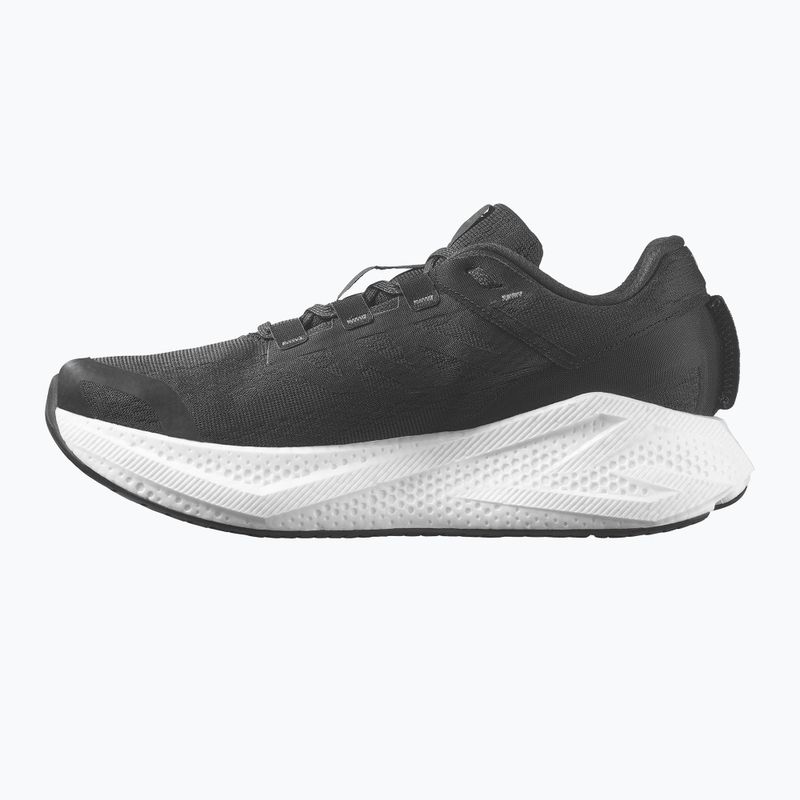 Scarpe da corsa da uomo Salomon Aero Glide 3 nero/bianco/asfalto 9