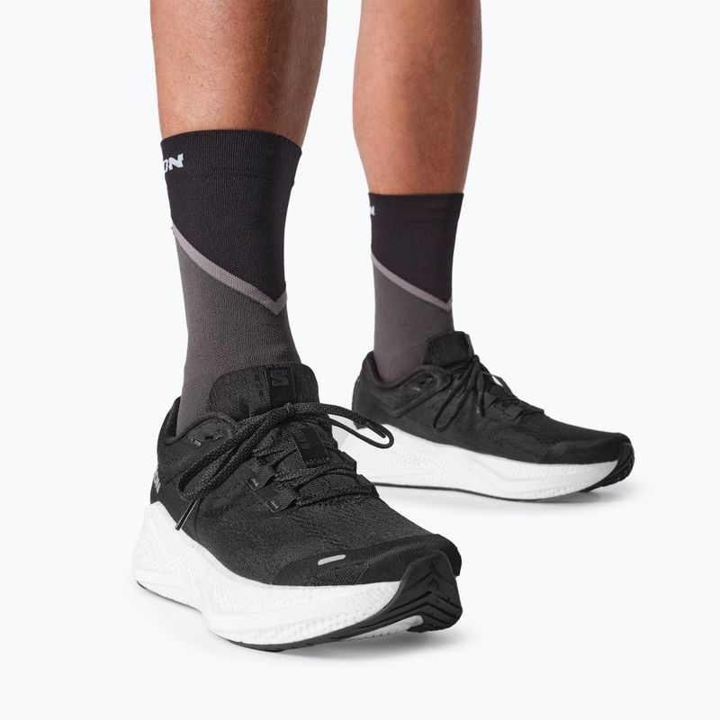 Scarpe da corsa da uomo Salomon Aero Glide 3 nero/bianco/asfalto 11