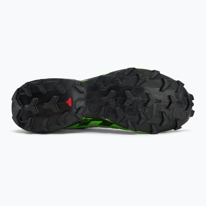 Scarpe da corsa da uomo Salomon Speedcross 6 GTX black/alloy/green gecko 4