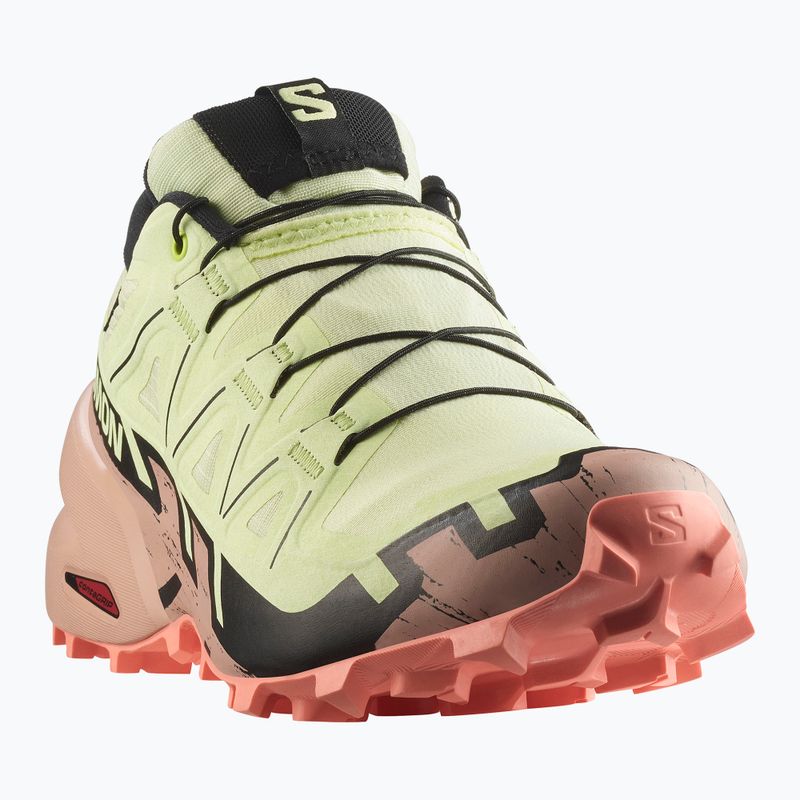 Scarpe da corsa da donna Salomon Speedcross 6 GTX lime cream/mahogany rose/black 8