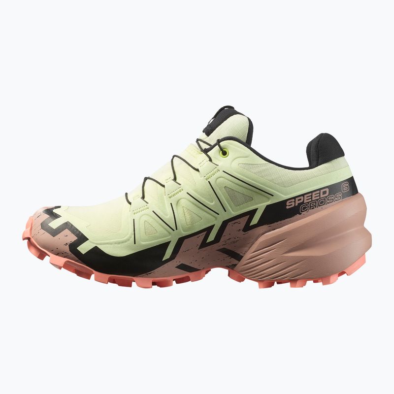 Scarpe da corsa da donna Salomon Speedcross 6 GTX lime cream/mahogany rose/black 10