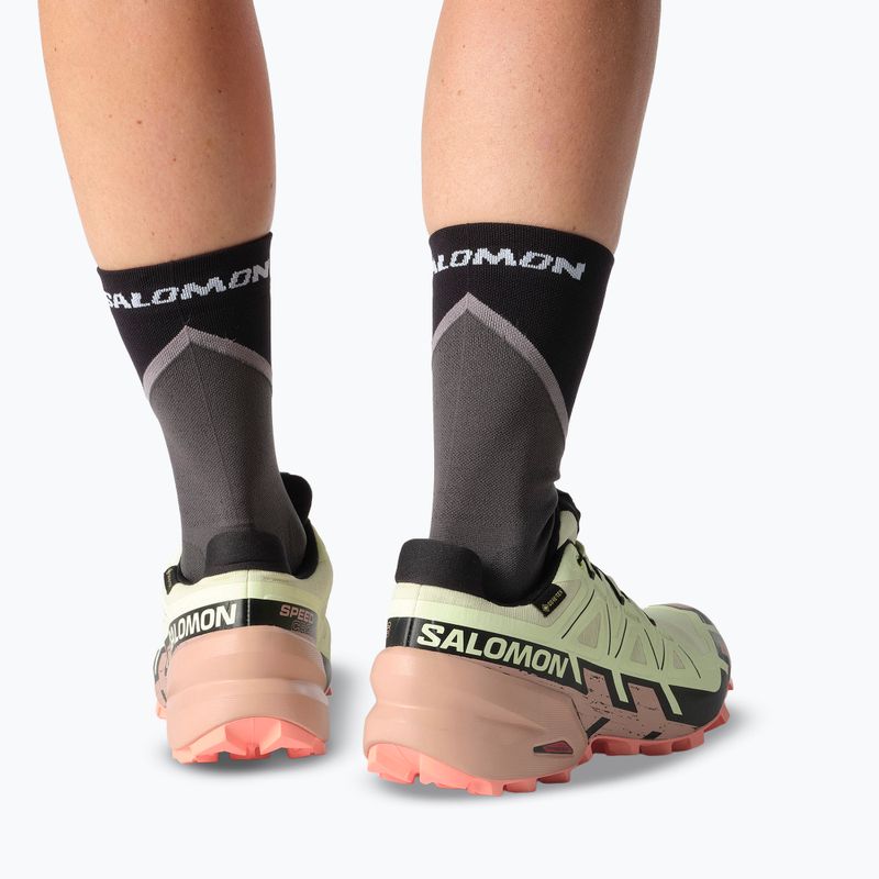 Scarpe da corsa da donna Salomon Speedcross 6 GTX lime cream/mahogany rose/black 15