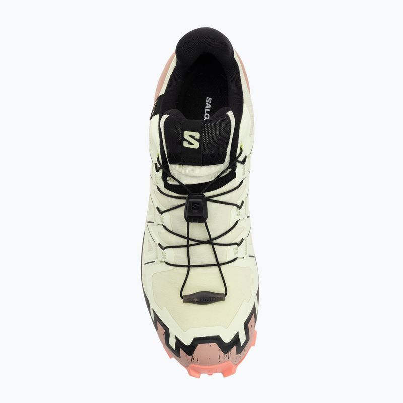Scarpe da corsa da donna Salomon Speedcross 6 GTX lime cream/mahogany rose/black 5