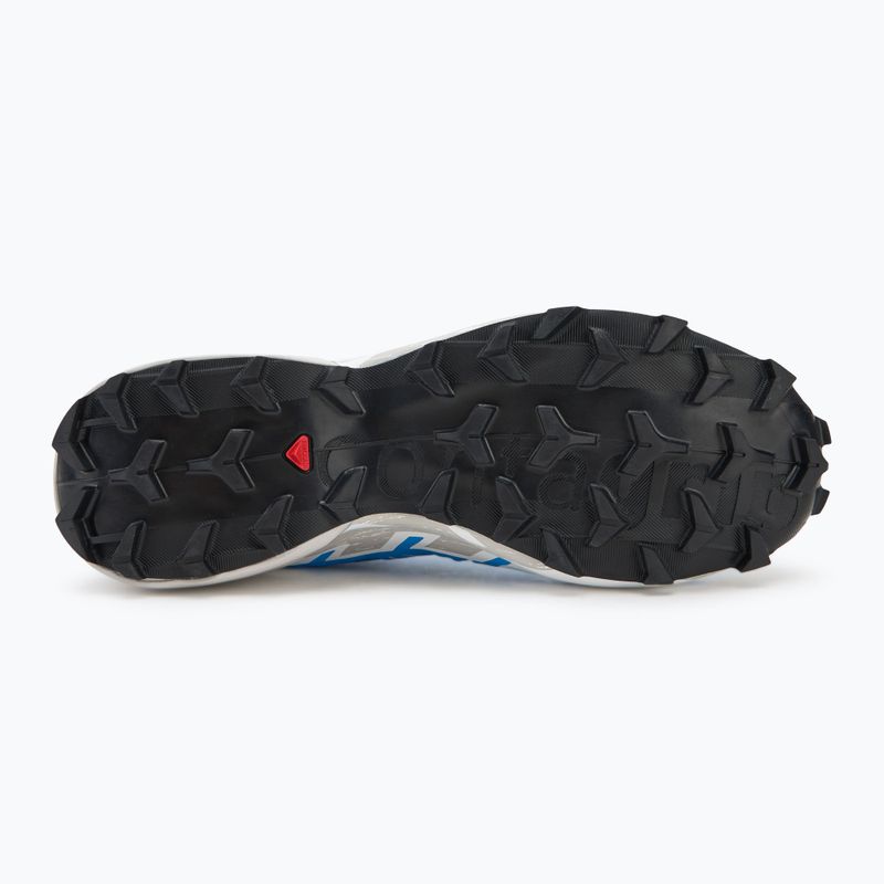 Scarpe da corsa da uomo Salomon Speedcross 6 French blue/lunar rock/white 4