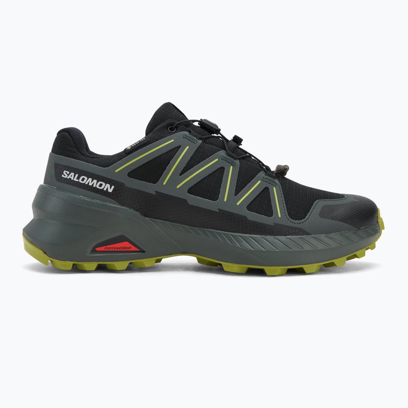 Scarpe da corsa da uomo Salomon Speedcross Peak GTX black/urban chic/dark citron 2