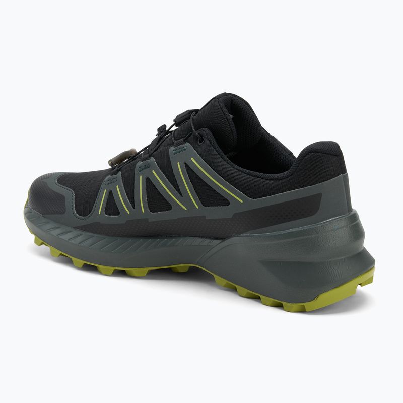 Scarpe da corsa da uomo Salomon Speedcross Peak GTX black/urban chic/dark citron 3