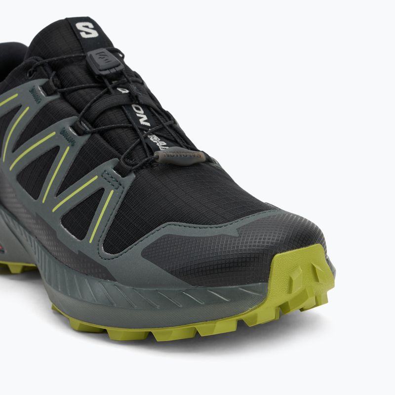 Scarpe da corsa da uomo Salomon Speedcross Peak GTX black/urban chic/dark citron 7