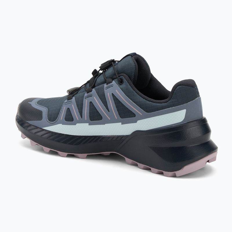 Scarpe da corsa da donna Salomon Speedcross Peak GTX notti blu / grisaglia / nirvana 3