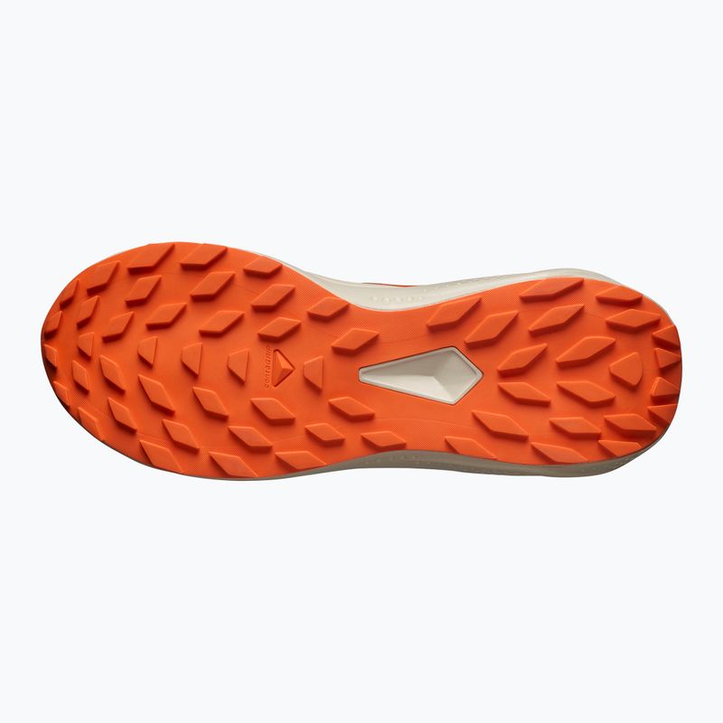 Scarpe da corsa da uomo Salomon Alphaglide nero/giorno di pioggia/arancione rosso 5
