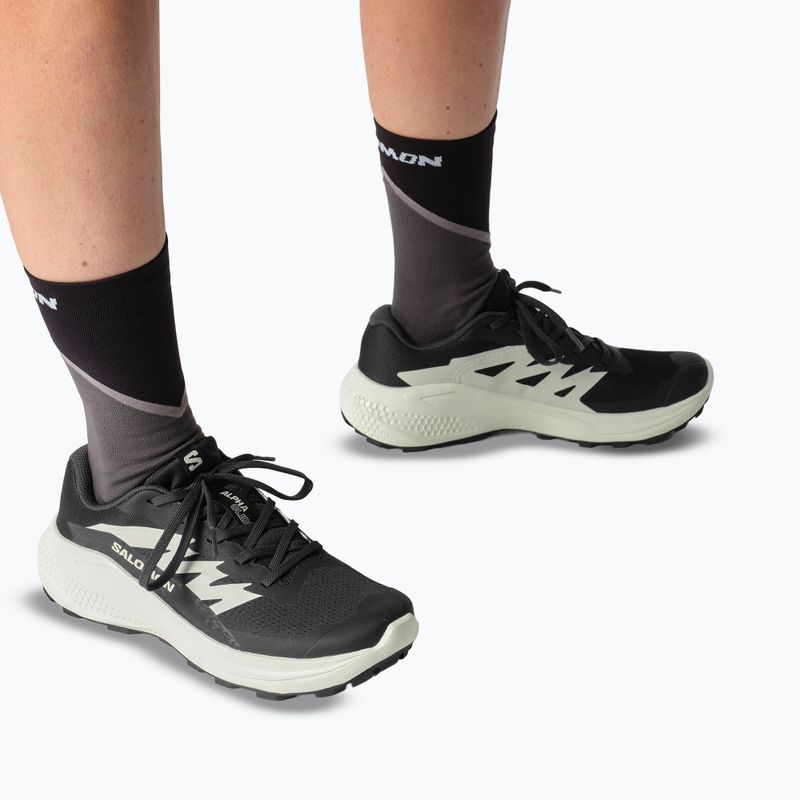 Scarpe da corsa da donna Salomon Alphaglide nero/fantasma/ghiacciolo 7
