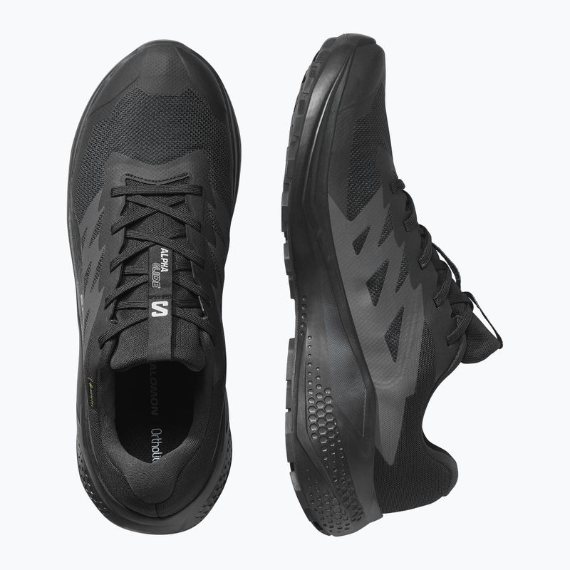 Scarpe da corsa da uomo Salomon Alphaglide GTX nero/asfalto/nero 12