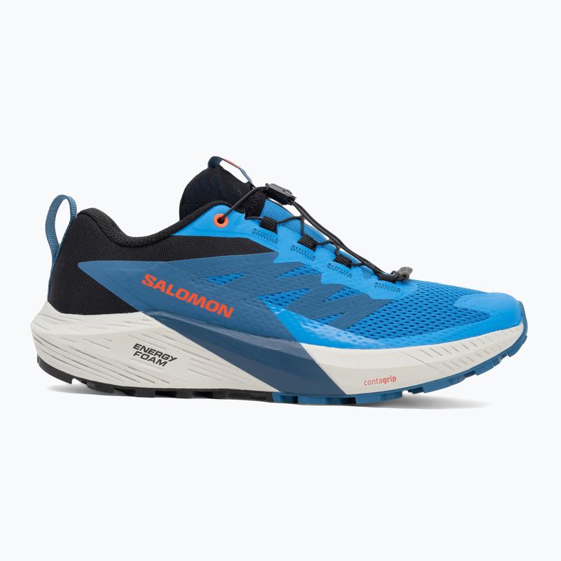 Scarpe da corsa da uomo Salomon Sense Ride 5 blu scuro/nero/blu scuro 2
