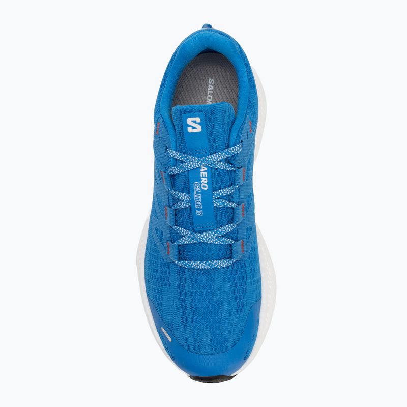 Scarpe da corsa da uomo Salomon Aero Glide 3 blu francese/bianco/ciliegia pomodoro 5