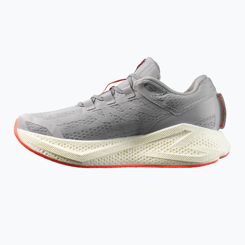 Scarpe da corsa da uomo Salomon Aero Glide 3 alloy/vanilla ice/neon flame 9