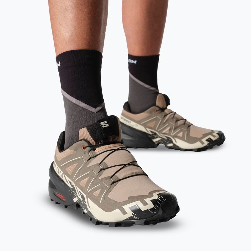 Scarpe da corsa da uomo Salomon Speedcross 6 natural/black/almond milk 14
