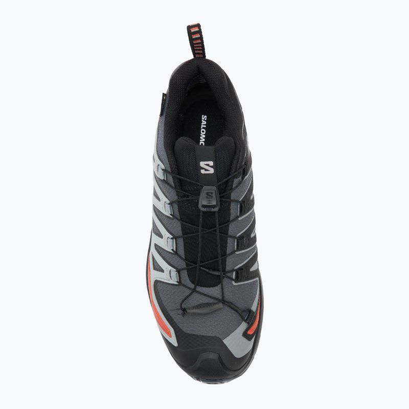 Scarpe da corsa da uomo Salomon XA PRO 3D V9 GTX turbulence/nero/ocra bruciato 5