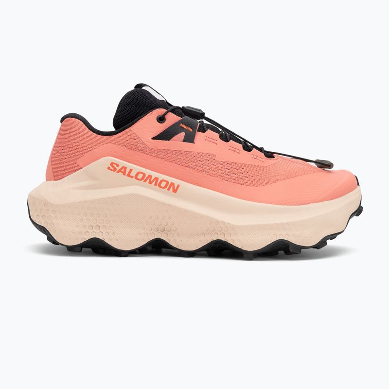 Scarpe da corsa da donna Salomon Ultra Glide 3 fusion coral/tender peach/black 2