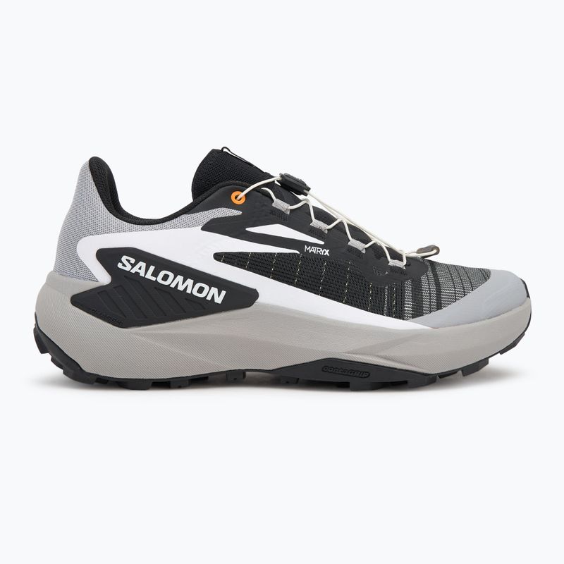 Scarpe da corsa da uomo Salomon Genesis nero/alloy/turmeric 2