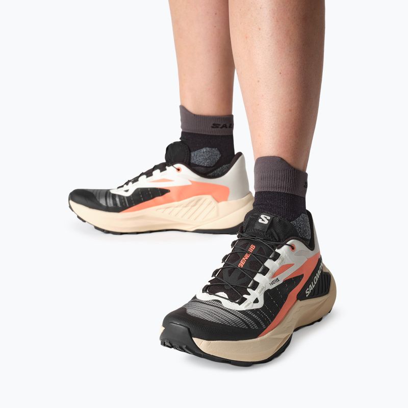 Scarpe da running da donna Salomon Genesis coral/tender/black 8