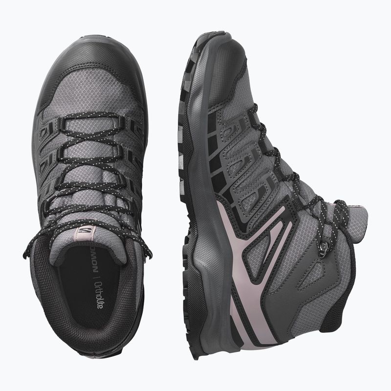 Scarpe da trekking da donna Salomon Extegra GTX Mid henna/run raisin/mahogany rose 12