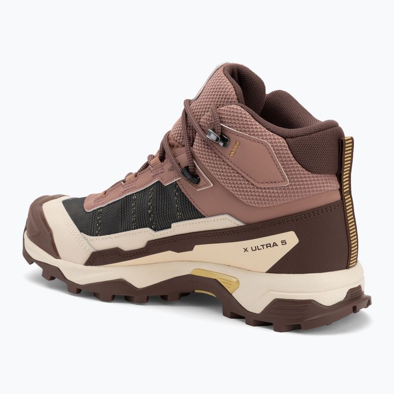 Scarpe da trekking da donna Salomon X Ultra 5 MID GTX burlwood / french roast / rattan 3