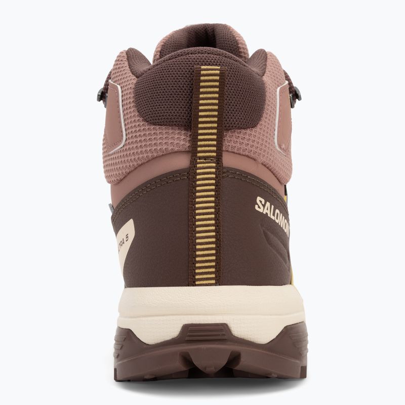 Scarpe da trekking da donna Salomon X Ultra 5 MID GTX burlwood / french roast / rattan 6