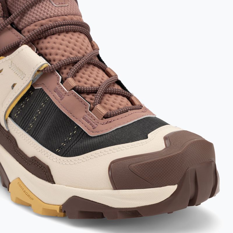 Scarpe da trekking da donna Salomon X Ultra 5 MID GTX burlwood / french roast / rattan 7