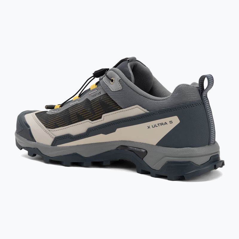Scarpe da trekking da uomo Salomon X Ultra 5 monument / turbul / senape piccante 3