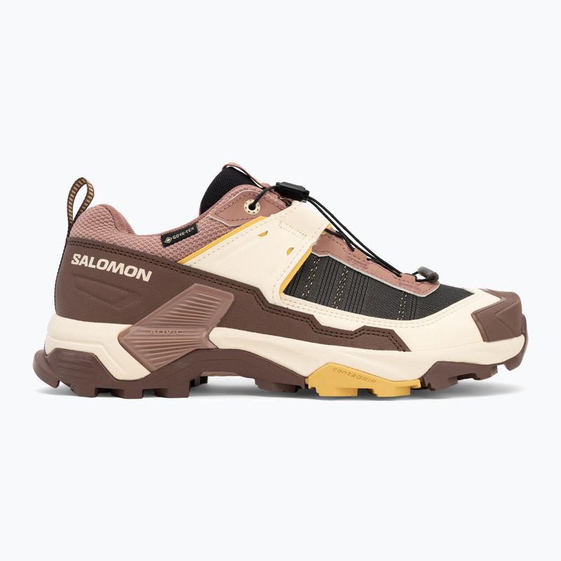 Scarpe da trekking da donna Salomon X ULTRA 5 GTX burlwood / french roast / rattan 2