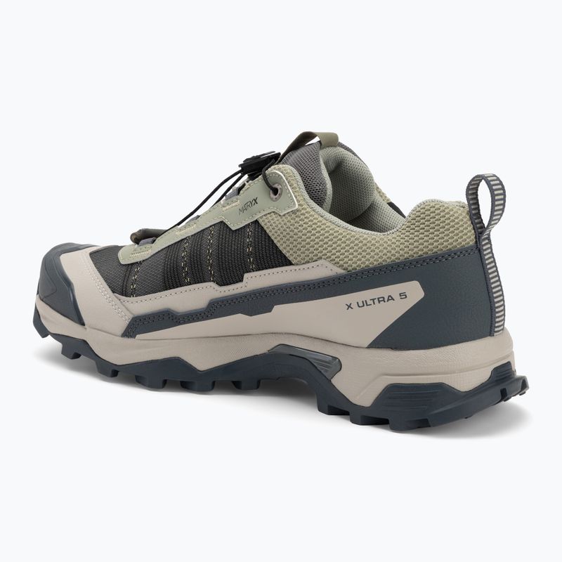 Scarpe da trekking da donna Salomon X ULTRA 5 GTX seagrass / turbul ence / tender peach 3