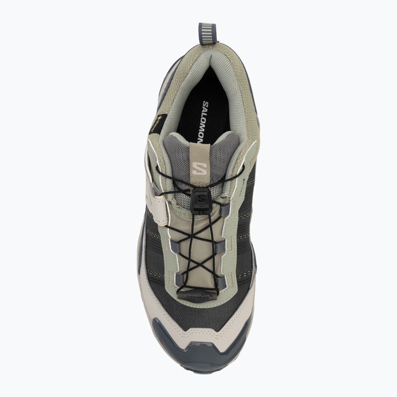Scarpe da trekking da donna Salomon X ULTRA 5 GTX seagrass / turbul ence / tender peach 5