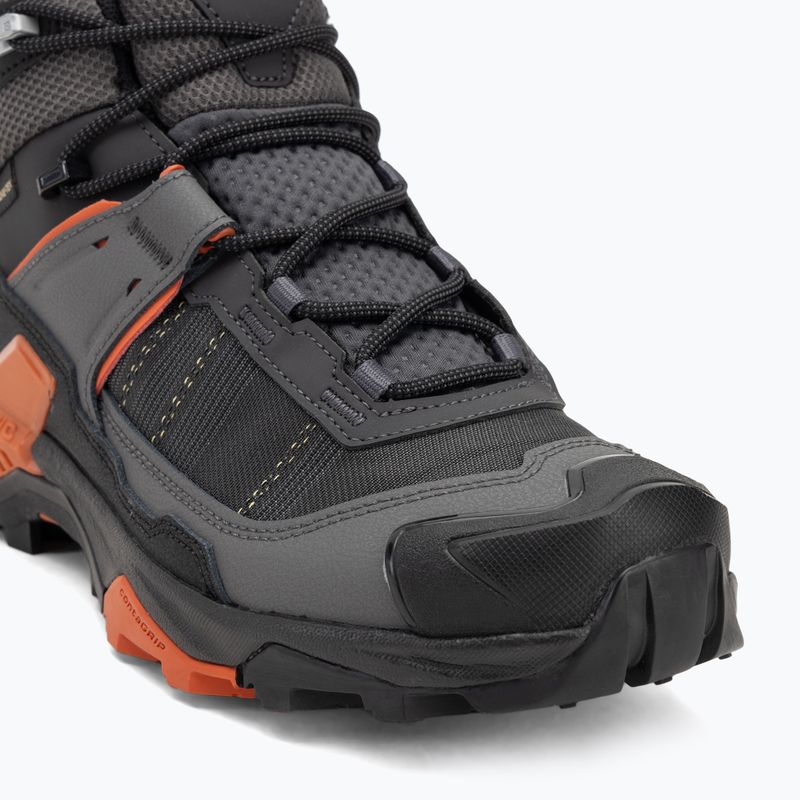 Scarpe da trekking da uomo Salomon X Ultra 5 MID GTX asphalt / castlerock / burnt ochre 7