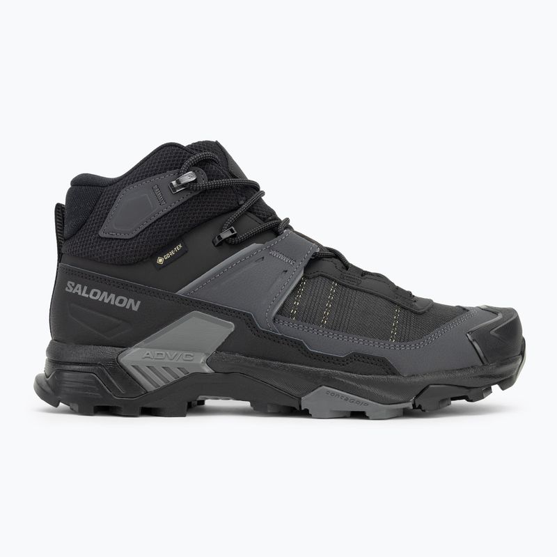 Scarpe da trekking uomo Salomon X Ultra 5 MID Wide GTX black/asphalt/castlerock 2