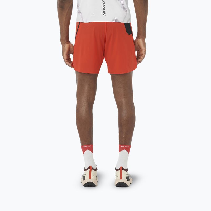 Pantaloncini da corsa uomo Salomon S/Lab Speed Spl 7" fiery red 2