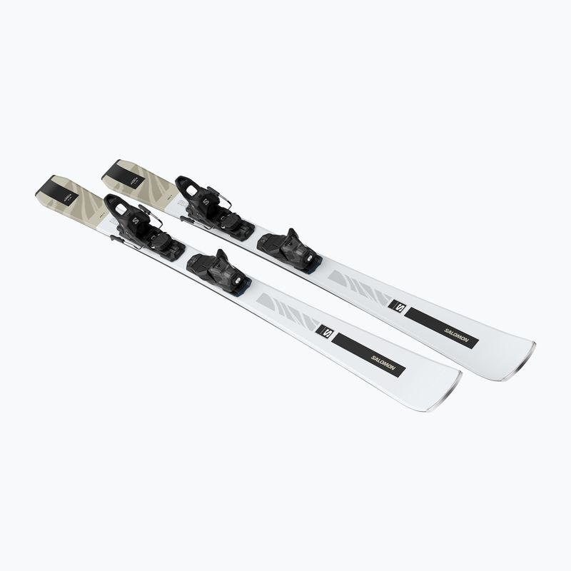 Sci da discesa donna Salomon S/Max N°4 + attacchi M10 GW white/light bronze met 3