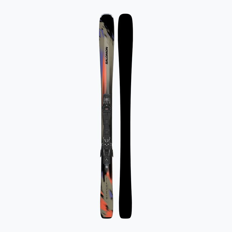 Sci alpini + attacchi Salomon Stance 80 + M10 GW kelp/nasturtium 3