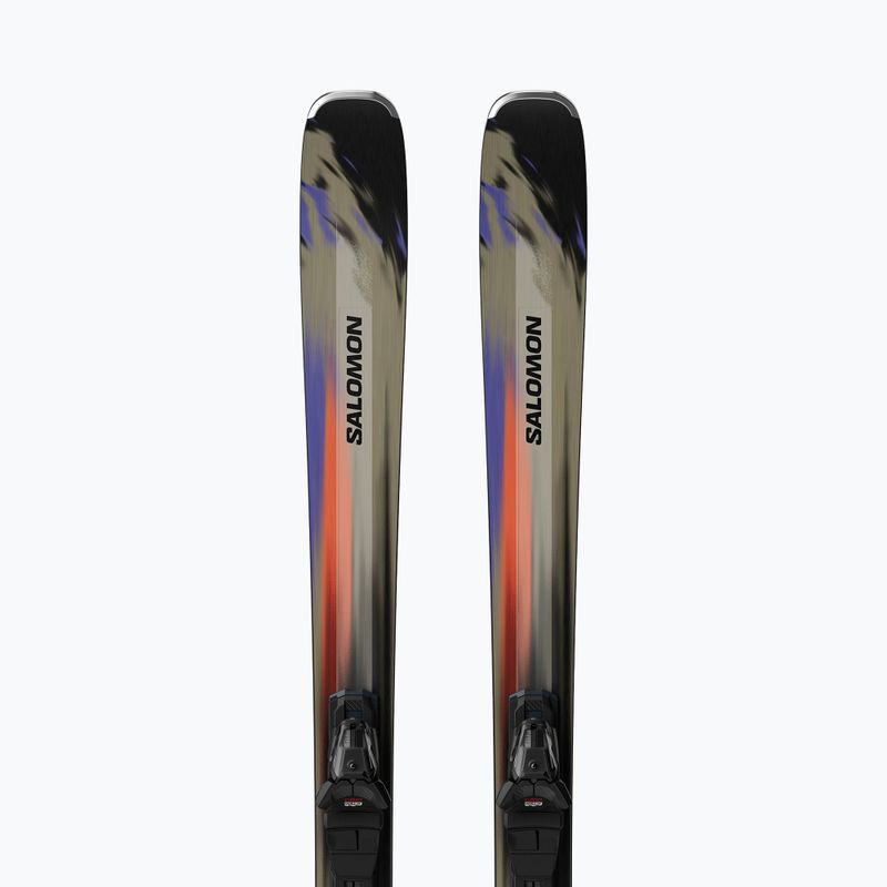 Sci alpini + attacchi Salomon Stance 80 + M10 GW kelp/nasturtium 5