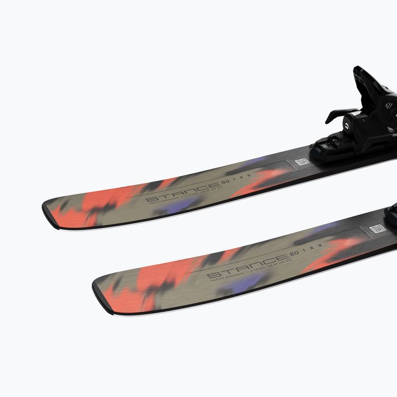 Sci alpini + attacchi Salomon Stance 80 + M10 GW kelp/nasturtium 7