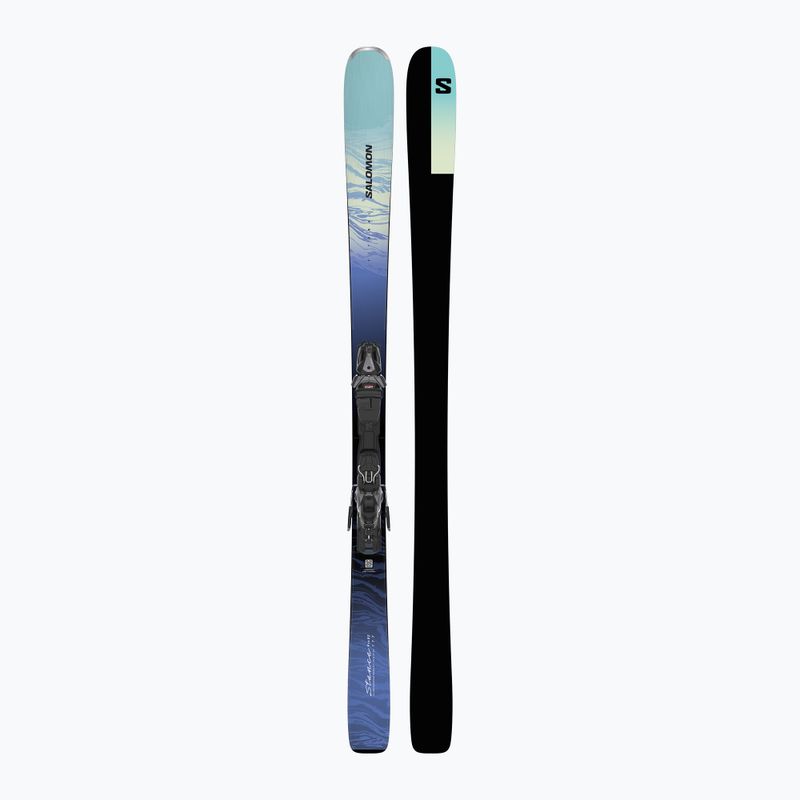 Sci alpini da donna + attacchi Salomon Stance Pro W 82 + MI11 GW aruba blue/blue yonder 3