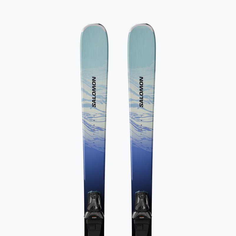 Sci alpini da donna + attacchi Salomon Stance Pro W 82 + MI11 GW aruba blue/blue yonder 5
