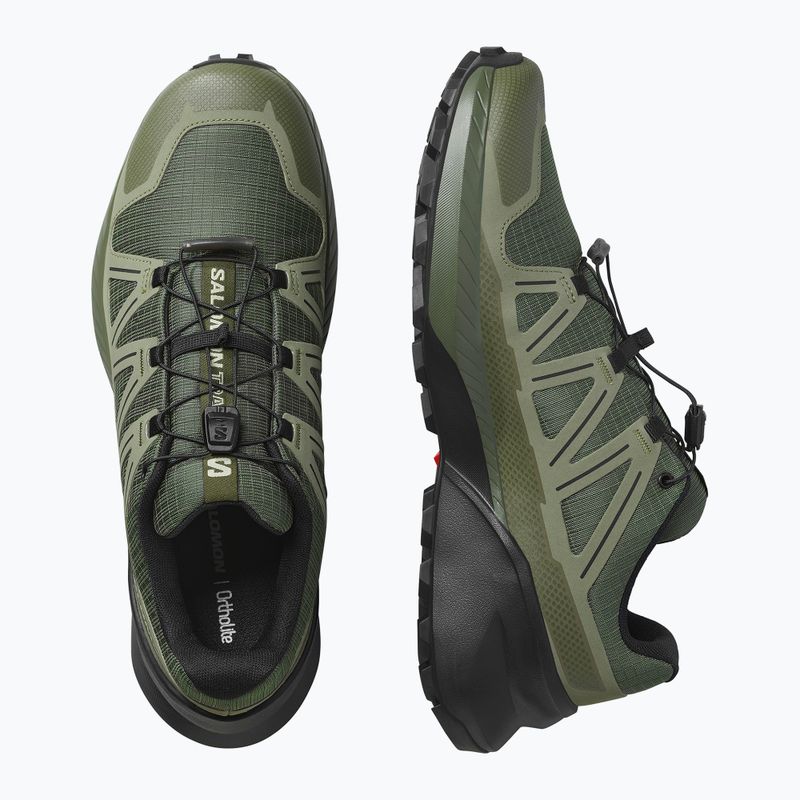 Scarpe da corsa da uomo Salomon Speedcross Peak olive night/deep lichen green/black 6