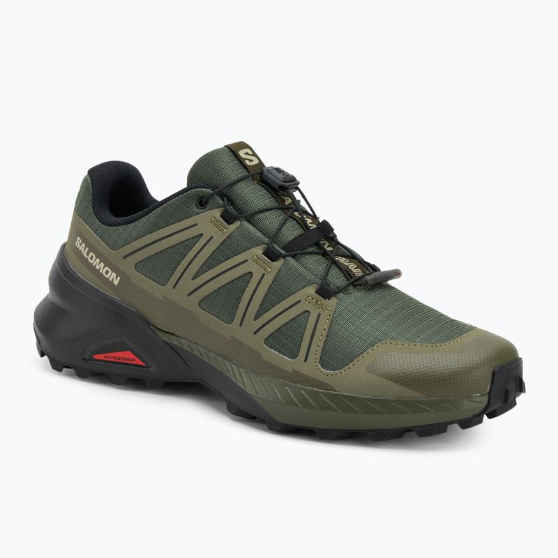 Scarpe da corsa da uomo Salomon Speedcross Peak olive night/deep lichen green/black
