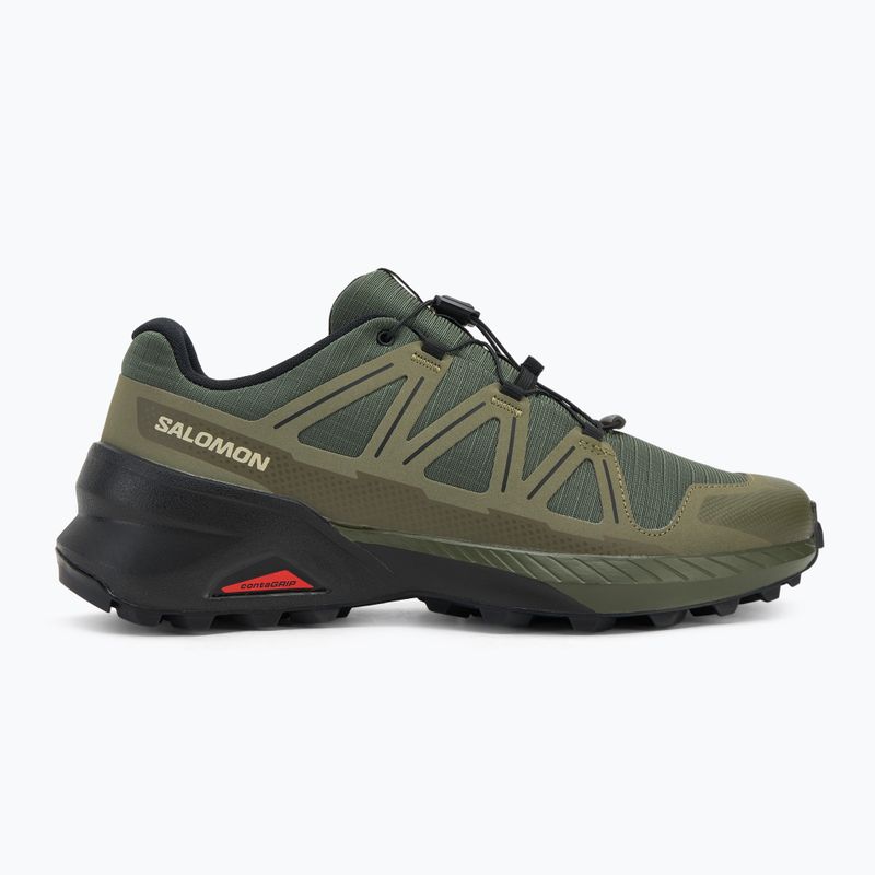 Scarpe da corsa da uomo Salomon Speedcross Peak olive night/deep lichen green/black 2