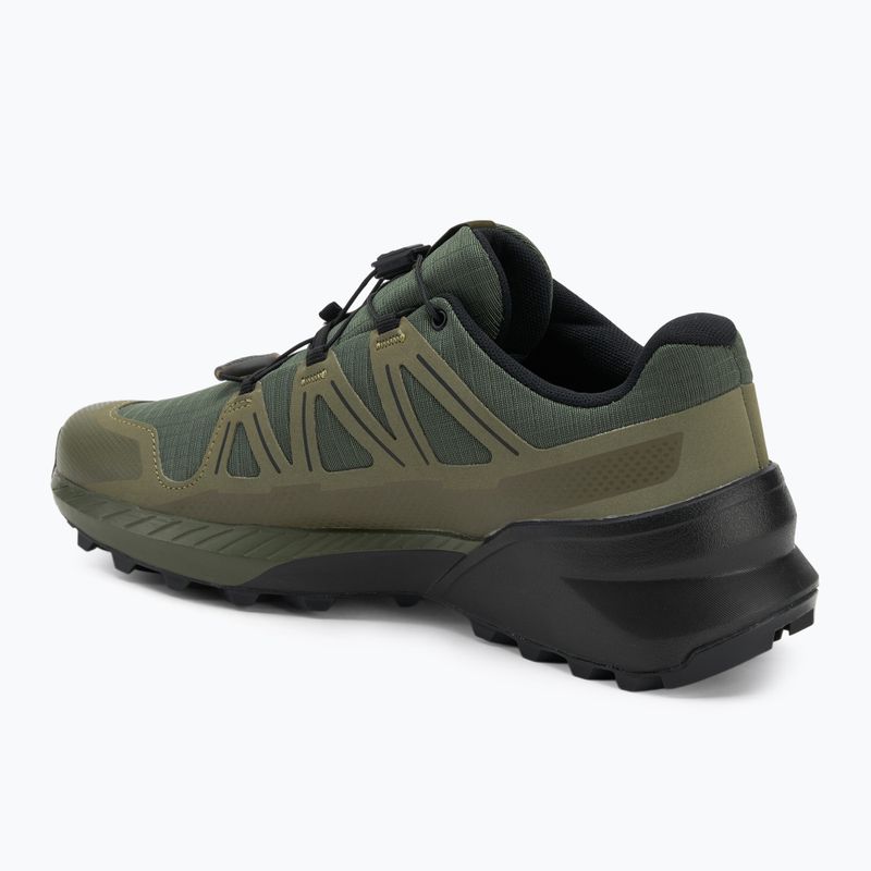 Scarpe da corsa da uomo Salomon Speedcross Peak olive night/deep lichen green/black 3